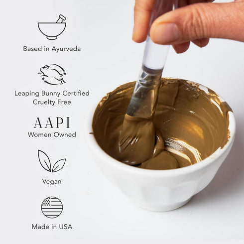 Ritual Ayurvedic Clay Mask, Vegan Face Mask, 2oz Glass Jar...