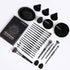 MAANGE Makeup Brushes 29 Pcs Makeup Kit, Premium Synthetic Foundation Powder Concealers Eye shadows Blush Brush Make up Brushes Set (Black, 29 Pie...