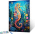 Tucocoo Paint by Numbers Kits,Painting Kits for Adults Beginner Kids,Sea Horse Art Plant Acrylic Paints&Brushes Painting Kit Wall Decor Craft Gift...