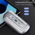Uiosmuph G11 Wireless Mouse, USB C Rechargeable Computer Mouse, Slim Silent Mice 2.4GHz Optical with USB Nano Receiver and Type C Receiver for Lap...