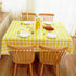 MANGATA CASA Yellow Gingham Tablecloth for Square Tables-Checkered Table Cloth Waterproof Kitchen & Table Linens-Polyester Buffalo Plaid Wrinkle F...