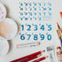 Metal Number Alphabet Stencils Mixed Letter Number Stencils Stainless Steel Number Alphabet Template for Painting Wood Carving Drawings Woodburnin...