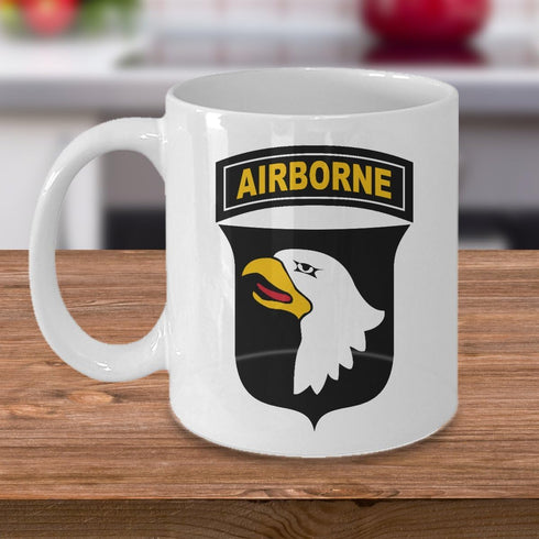 101st Airborne Coffee Mug - US Army Coffee Mug - Both Sides...