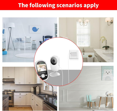 MEROM Charger Compatible with Kidsneed Baby Monitor SM935A SM935C GoodBaby UU24TX UU24 UU24RX SM35PTZ Newbaby SM25RX SM25TX SM25 EP04-050070WXLZ R...