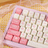 Akko PBT Keycaps Set, Pink Bear OEM Profile 122-Key PBT Keycaps for Mechanical Keyboards...