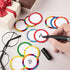 48 Pcs Numbers Magnetic Accents Round Whiteboard Magnets for Whiteboard Labels Numbers Circle Magnets Name Colorful Blank Magnets for Whiteboard C...