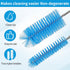 Pipe Cleaner Brush Flexible Long Drain Brush, Double Elastic Ended Nylon Cleaner Hose Tube 67 inch Stainless Steel and 9 inch Straw Cleaning Brush...