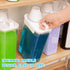 Liquid Laundry Detergent Dispenser 78 OZ laundry Soap Dispenser Laundry detergent Container with 6 Removable Labels Liquid Detergent Dispenser Lau...