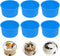 Silicone Mini Round Cake Molds, 4 Inch, Blue, Reusable, Non-Stick, Microwave, Oven, Freezer Safe...