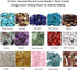 Topwon Gemstone Beads for Jewelry Making Kit 750 Pcs Natural Crystal Irregular Chips Stone Beads DIY Necklace Bracelet Making Gift Set...