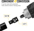 Boen 1/2" F to 3/4" M Impact Socket Adapter, Cr-Mo Steel,Socket Adapter Set for Impact Driver Conversions...