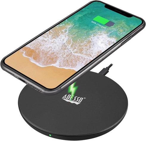 Adesso AUH-1010 10W Max Qi-Certified Wireless Charger...