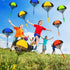 10 Pcs Parachute Toy,Tangle Free Throwing Parachute Toys,Outdoor Toss It Up Flying Toys for Kids,5 Colors...