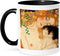 3dRose Mother and Child by Gustav Klimt Mug, 11 oz, Black...