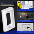 Kanayu 5 Pieces Electrical Box Extender Shallow Surface Box Extender Non Metallic Box Extender, 1 Gang, White...
