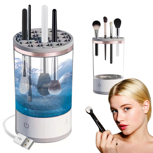 Makeup Brush Cleaner Machine,Electric Makeup Brush Cleaner,Automatic Makeup Brush Cleaner,Make up Cleaner Machine,Brushly Pro Cosmetic Brush Clean...