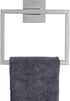 TNOMS Brushed Towel Ring Modern Square Hand Towel Bar,Towel Holder for Bathroom,Wall Mount Stainless Steel...