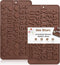 Silicone Letter Mold and Number Chocolate Molds with Happy Birthday Cake Decorations Symbols 2pcs...