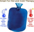 Carex Hot Water Bottle With Cover, Rubber - Heat Therapy and Cold Therapy - For Cramps, Pain Relief, Arthritis, Aches and Pains...