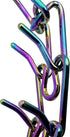 Rainbow Color Prong Pinch Dog Collar, Training Collar for Dogs,No Pull Dog Collar for Small Medium Large Dogs(XL)...