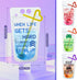 Video Game Party Favors Drink Pouch Cups with Straws Plastic Drink Pouches Clear Zipper Bags Reusable Drink Pouches for Birthday Party Decor Gamer...