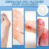WILLBOND 120 Pcs Callus Pads Soft Felt Callus Oval Shape Corn Pads for Bottom of Foot Adhesive Foot Corn Pads for Men and Women Feet Toes Heel Pai...