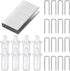 40 Pieces Plantation Shutter Repair Tool Set 20 Pcs Louvers Staples and 20Pcs Spring Loaded Shutter Pins Replacement Shutter Repair Kit for Shutte...