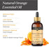 Avatra Orange Essential Oil for Diffuser, Skin, & Aromatherapy | Natural & Undiluted | Cleaning, DIY, Soap & Candle Making | Premium Grade with Gl...