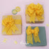 Ribbli Yellow Burlap Wired Ribbon, 1-1/2” Inch x Continuous 20 Yard, Yellow Wired Ribbon for Wreaths,Big Bows,Tree Decoration,Outdoor Decoration...
