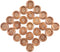 100 Pcs Classic Wooden Buttons, 0.7-Inch (18mm) Diameter -Brown, for Sewing Projects...