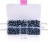 Faceted Crystal Glass Beads - Suitable for DIY, Making Bracelets, Necklaces and Other Jewelry (Black)...