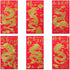 Hying 36 PCS Chinese Red Envelopes Chinese HongBao Card Envelopes 2024 Chinese New Year Lucky Money Pockets Lunar Year Dragon Red Envelopes for Ne...
