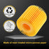 4 sets Engine oil filters Compatible with Toyota, Camry, Highlander, Rav4, Sienna, Tacoma, Lexus and other models Replace#?04152YZZA1?04152-YZZG1?...