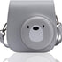 Frankmate Protective Case for Fujifilm Instax Mini 12 11 Instant Camera - Premium PU Leather Bag Cover with Removable Adjustable Strap (Cute Bear)...