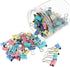 Binder Clips, 100Pcs Colorful Cute Binder Paper Clips,Small Paper Clamps,0.75 Inch for Office School and Personal Use...