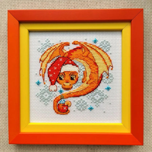 RIOLIS Counted Cross Stitch kit 2141 Dragon Tea Time...