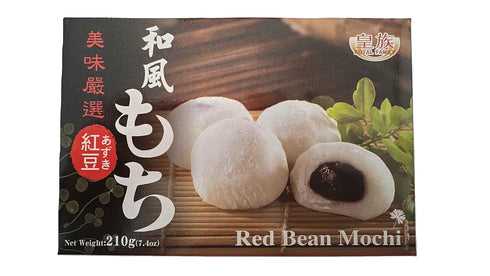 Royal Family Japanese Rice Cake Mochi Daifuku (Red Bean), 7.4 Ounce...