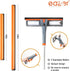 eazer 76'' Spray Window Washer Kit, 3-in-1 Window Squeegee Cleaner with 5-Section Extension Pole, Microfiber and Chenille Cloth, Window Washing Eq...