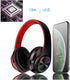 Bluetooth Over Ear Headphones, LED Lights Headphones with Built-in Mic, Light Weight, Bluetooth 5.0, Wireless Foldable HiFi Stereo Headphones for ...