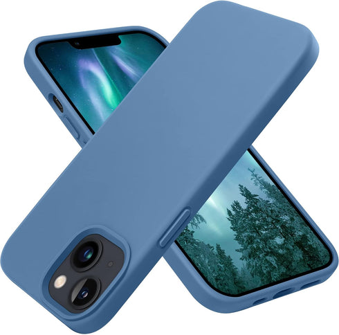 OTOFLY Designed for iPhone 13 Case, Silicone Shockproof Slim Thin Phone Case for iPhone 13 6.1 inch Blue......