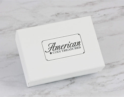 American Coin Treasures Lucky Elephant Coin Pendant | Mother and Baby Elephants | Silvertone 24 Inch Rope Chain | Certificate of Authenticity |...