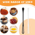 4Pcs Multifunctional Mini Whisk, Egg Whisk Small Whisks for Cooking Tiny Whisk for Whisking, Beating, Blending Ingredients, Mixing Sauces...