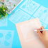16 Pieces Summer Stencils for Painting, Reusable Beach Stencils, Hello Summer Stencils DIY Drawing Template on Paper Wall Floor Wood...
