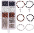 SUNNYCLUE 1 Box DIY 6Set Easter Holidays Beaded Stretch Rosary Bracelet Making Kit Cross Beads Craft Kit, Nickel Free, Instruction...