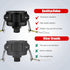 275 330 Gallon IBC Tote Fittings, Adapter, Tank Drain Adapter for Garden Hose Camlock Garden Water Hose 2 Inch Tote Lock, Black (1)...