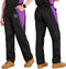 Noverlife Professional Pet Grooming Pants, M Size, with Comfortable Elasticated Waist, Lightweight Black Pants for Pet Groomers, Hair Resistant Pe...