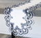 Linens, Art and Things White Navy Blue Jacquard Peacock Tail Lace Dresser Scarf Table Runner Coffee Table Runner (16Wx35L)...