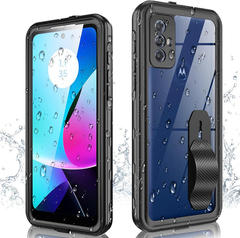 for Moto G Play (2023) Case Phone Case,Waterproof Case with Built-in Screen Protector & Cell Phone Ring Holder, Full Body Shockproof Rugged Heavy ...
