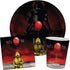 Silver Buffalo IT Pennywise the Clown 60 Pack Partyware Disposable Paper Plates, Napkins, and Cups...