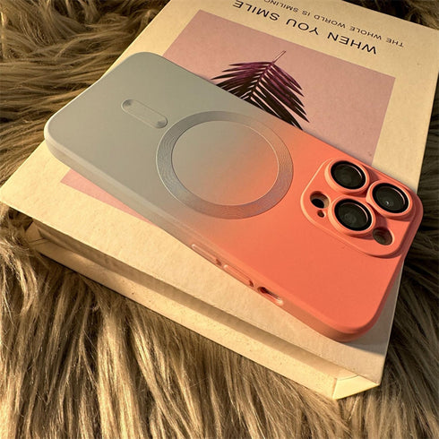 Ownest Compatible for iPhone 15 Pro Max Case with Magnetic Fitting for Magsafe Case Luxury Cute Soft Liquid Silicone Shockproof Full Camera Protec...